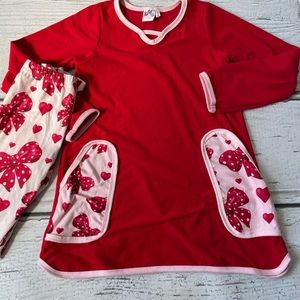 Hearts and bows outfit